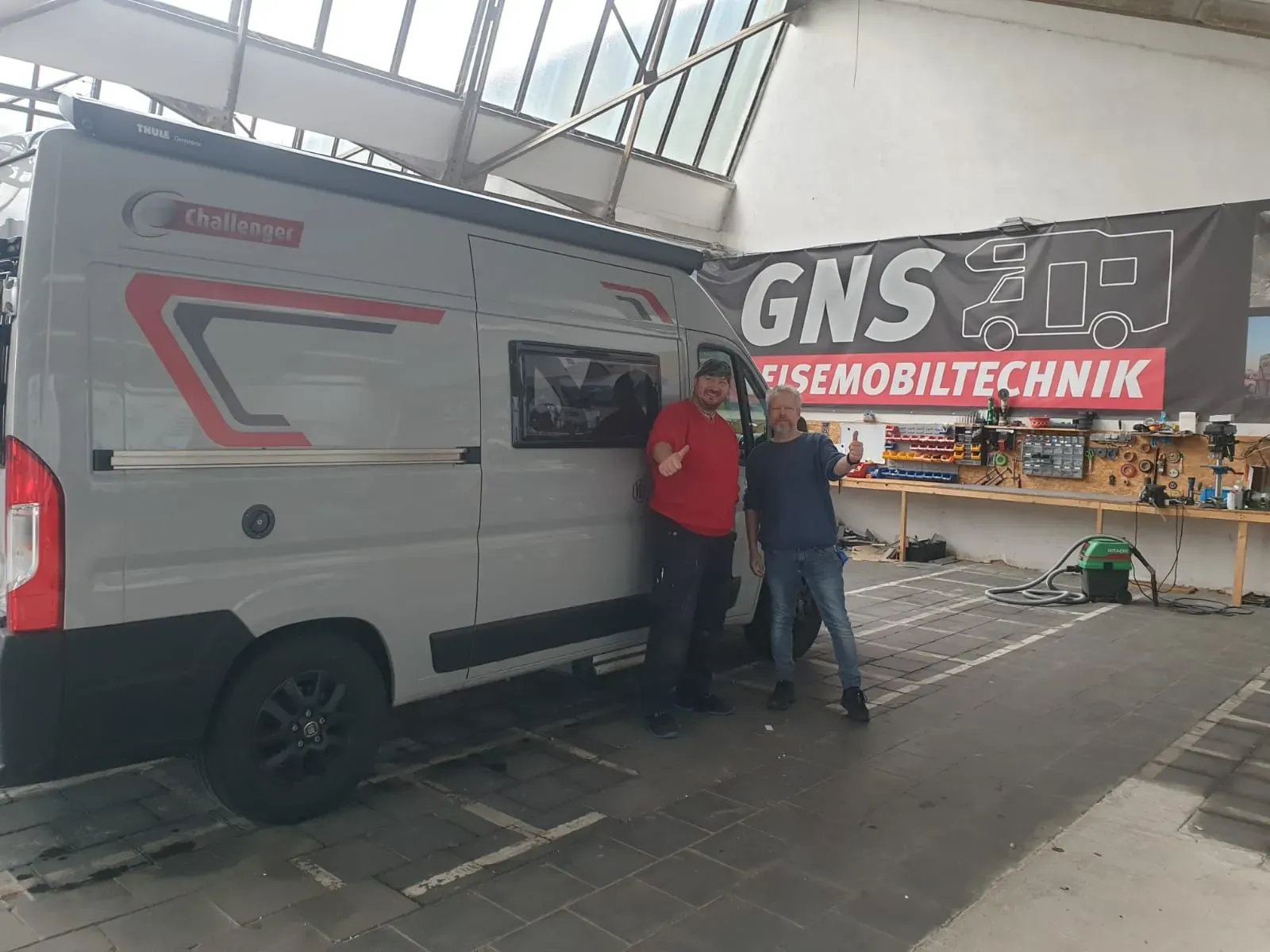 Wohnmobil bei GNS Reisemobiltechnik